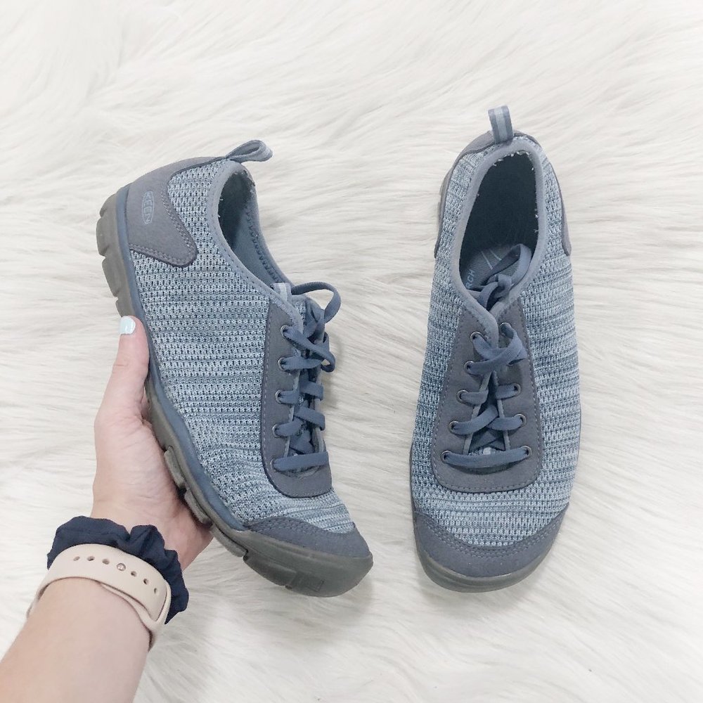 KEEN Hush Knit Blue Sneaker Shoes SZ 9